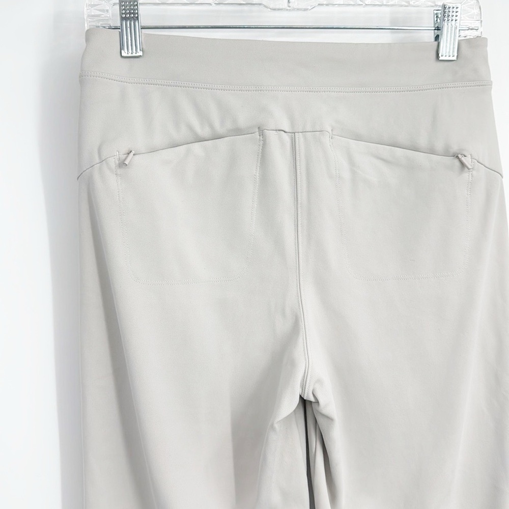 Athleta Headlands Hybrid Pant Womens 6 Birch Grey high Rise Ankle Crop Stretch - Picture 8 of 15